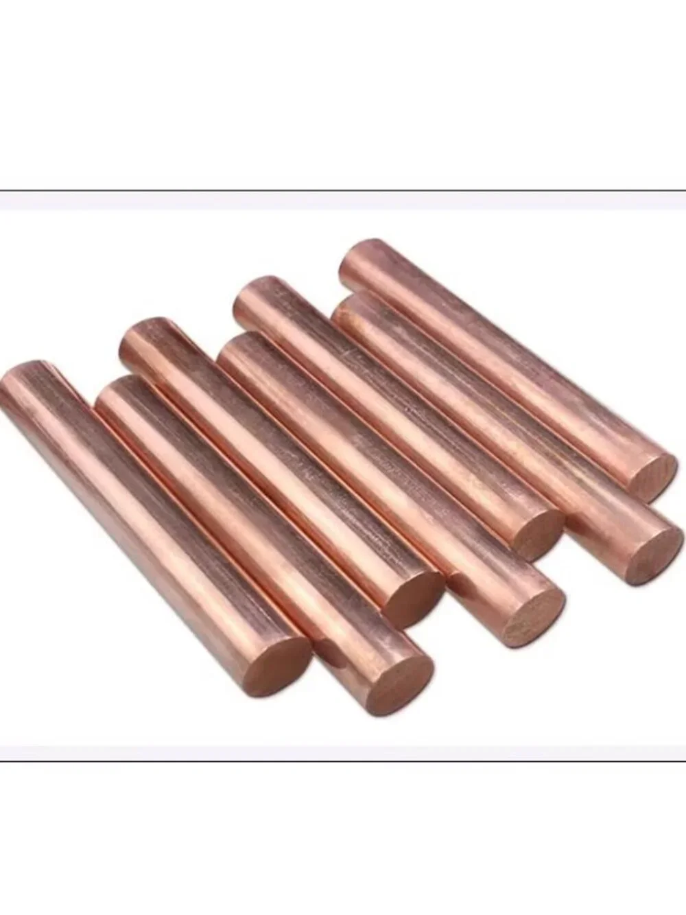 5PCS Pure Copper Round Rod Length 15.7